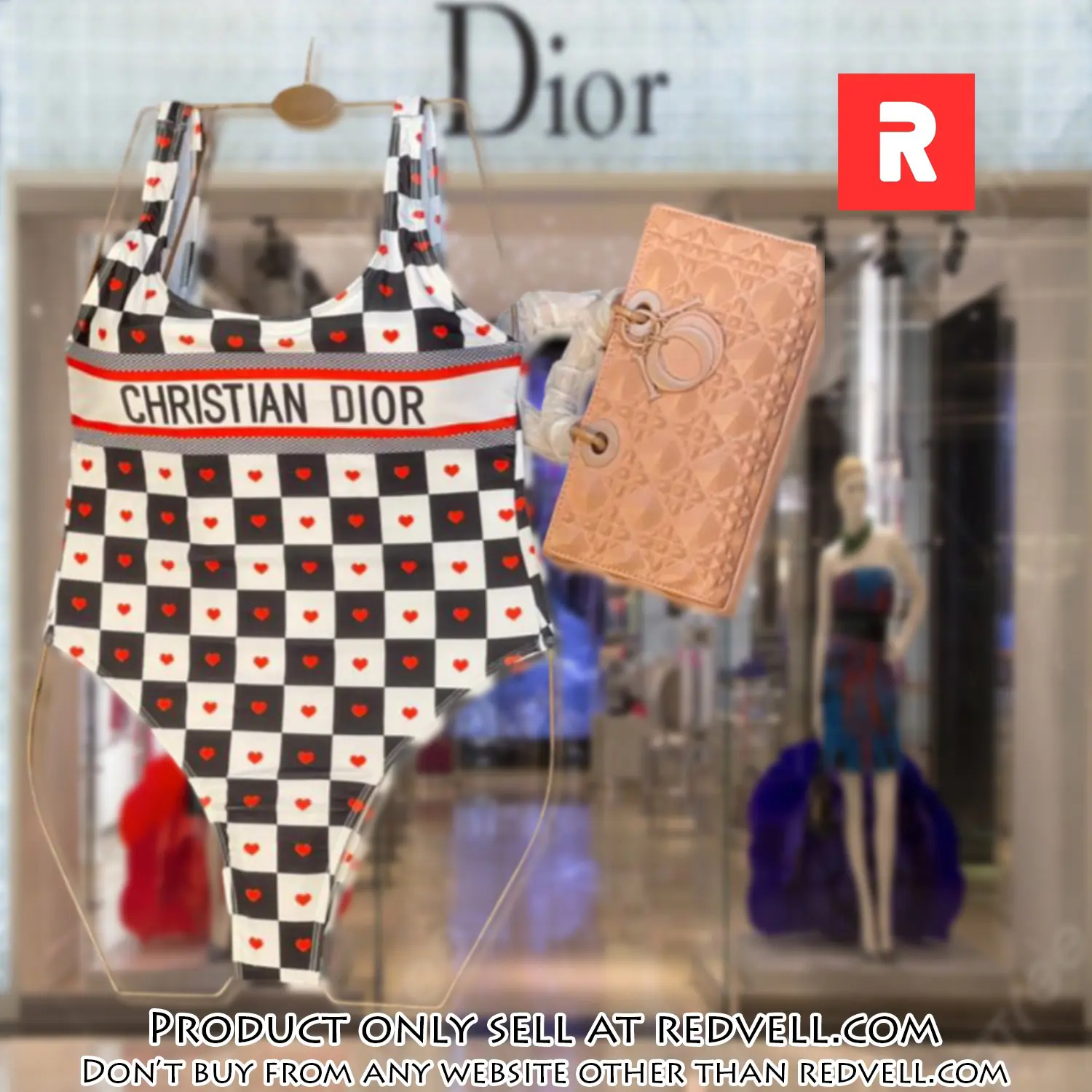 Christian dior swimwear beachwear one piece swimsuit osw1042 rv5529981